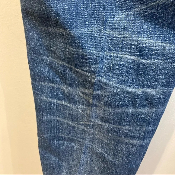 NUDIE Sz 33 Steady Eddy II Indigo Shades Colour Button Fly Organic Cotton Jeans - Picture 8 of 15